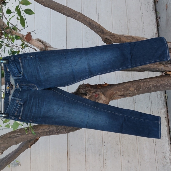 Lucky brand womens Lola skinny jeans size 8/29 color blue - Picture 2 of 13